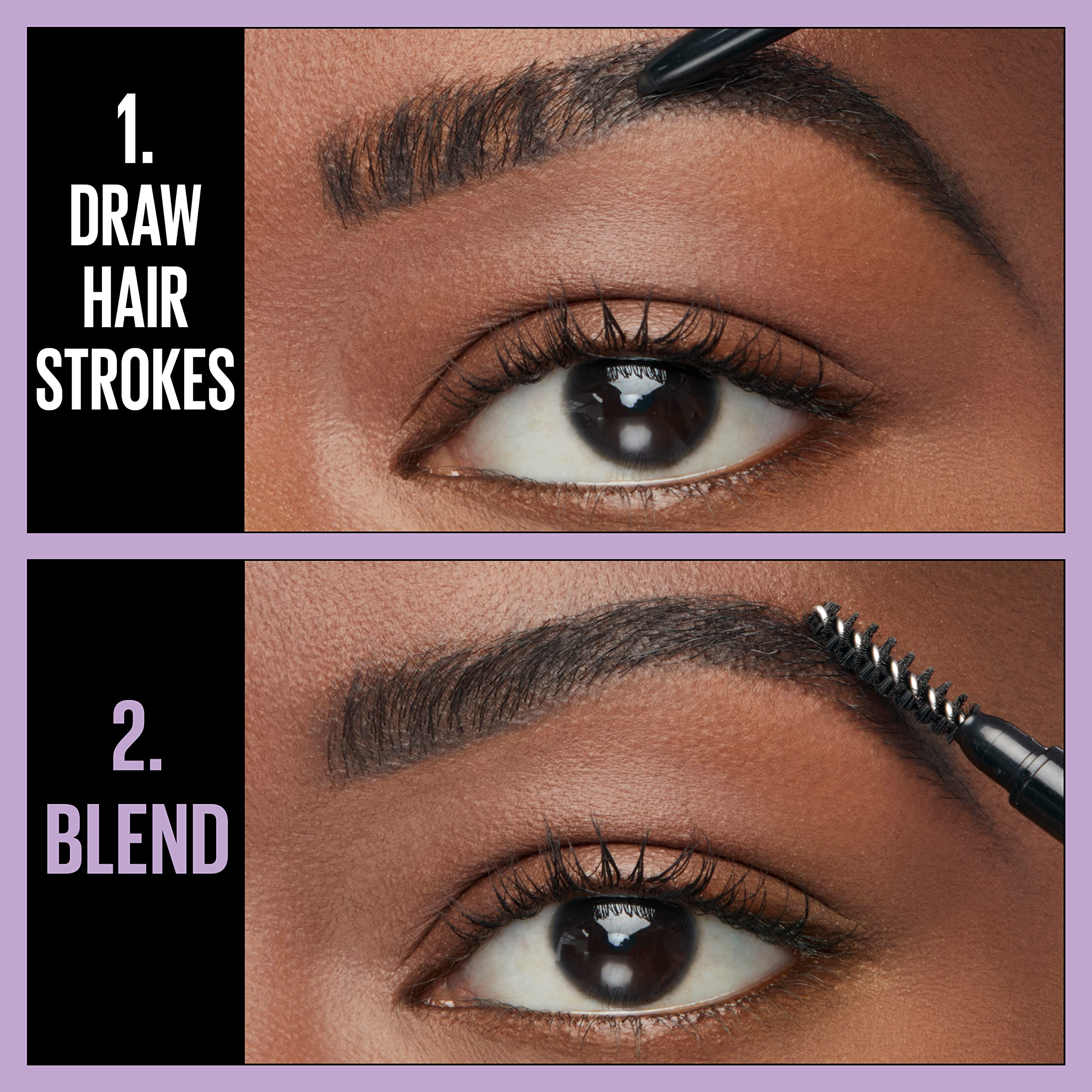 Foto 7 pulgar | Lápiz De Maquillaje Para Cejas Maybelline Brow Ultra Slim Black - Venta Internacional.