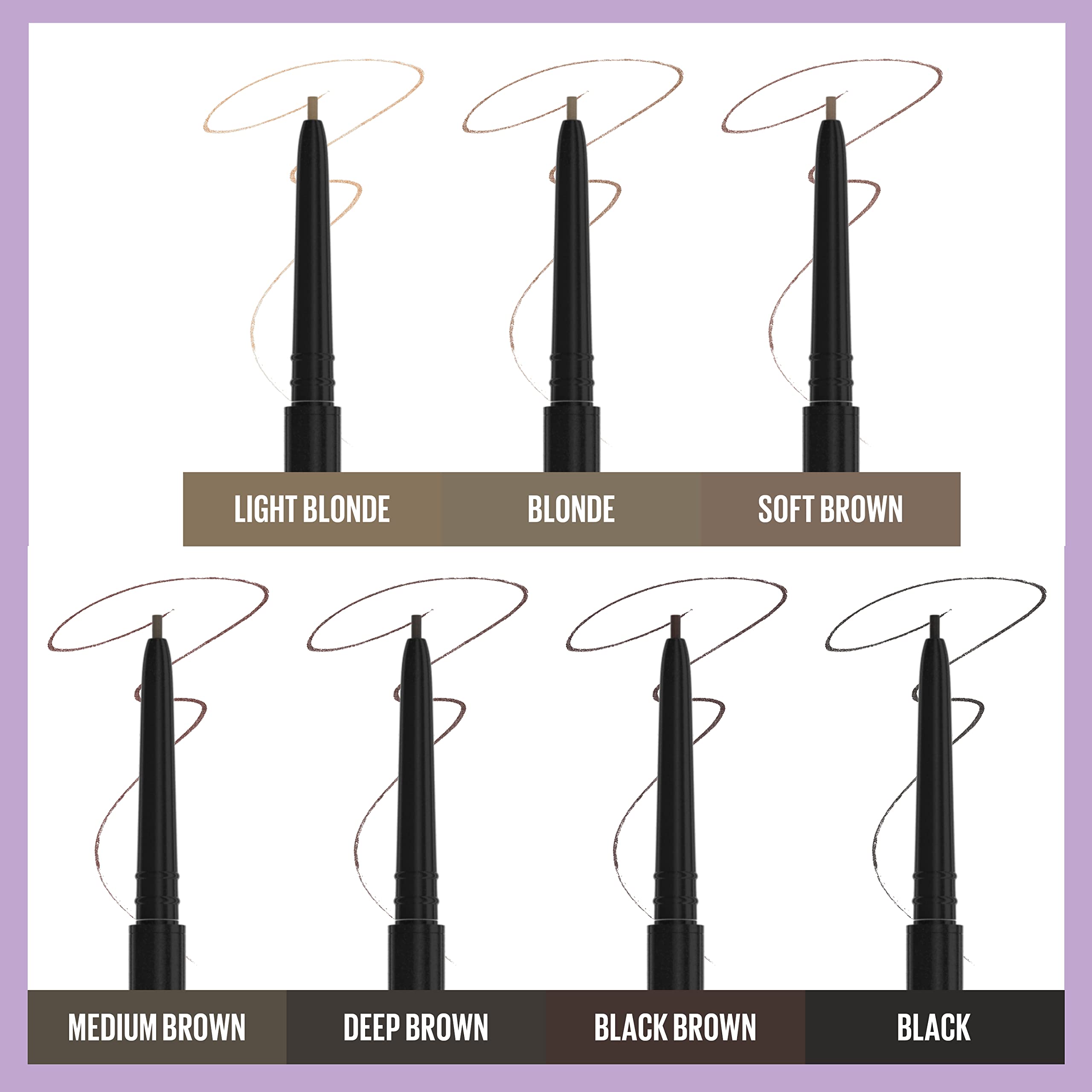 Foto 8 pulgar | Lápiz De Maquillaje Para Cejas Maybelline Brow Ultra Slim Black - Venta Internacional.