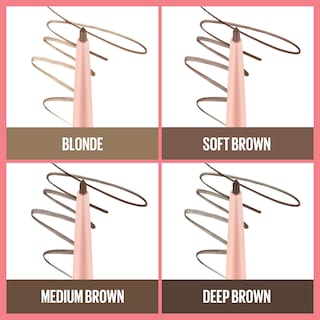Foto 4 | Lápiz Definidor De Cejas Maybelline Total Temptation Deep Brown - Venta Internacional.