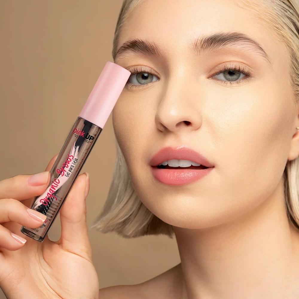 Foto 4 pulgar | Gel Para Cejas Pink Up  Organic Brows  Efecto Jabón Cejas