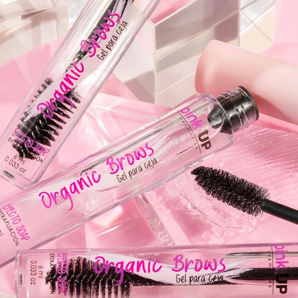 Foto 5 pulgar | Gel Para Cejas Pink Up  Organic Brows  Efecto Jabón Cejas
