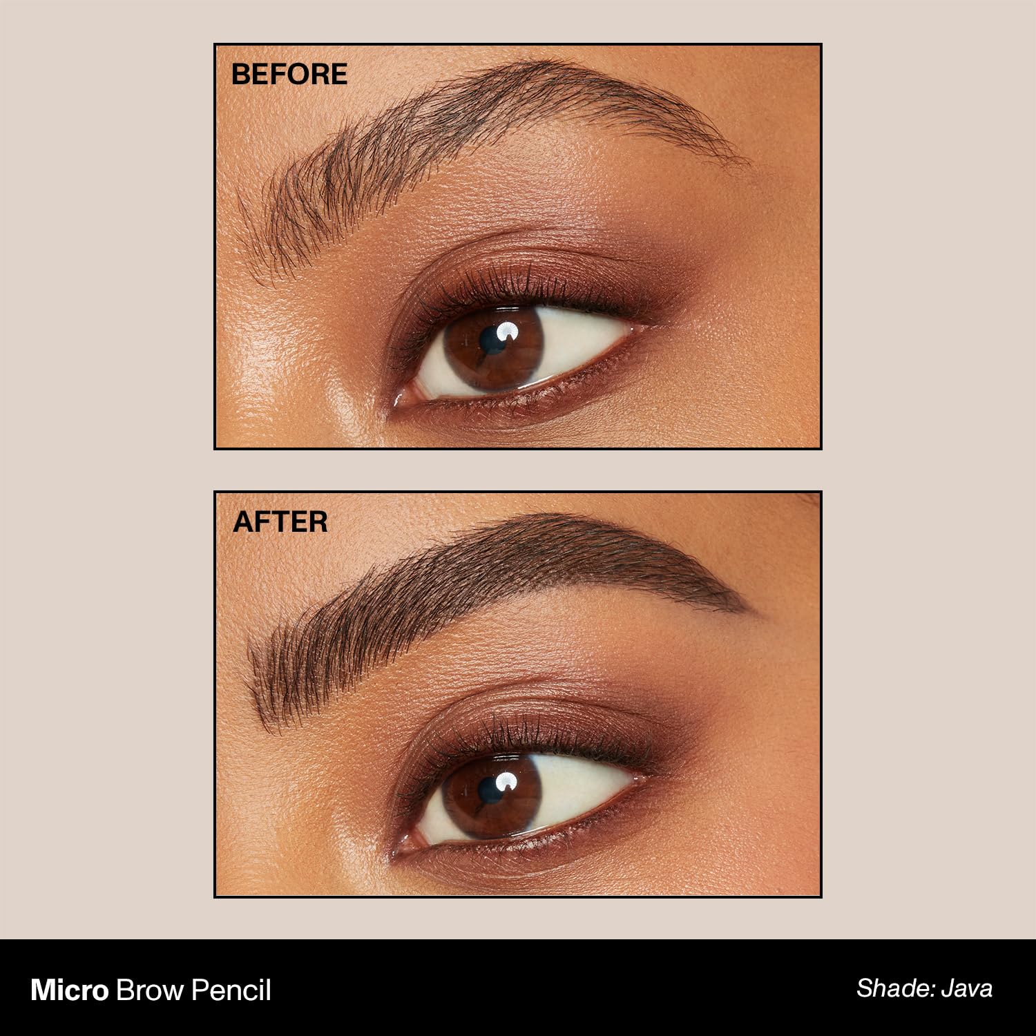 Foto 2 | Lápiz De Cejas Morphe Micro Dual Java 0 1 Ml Retráctil - Venta Internacional.