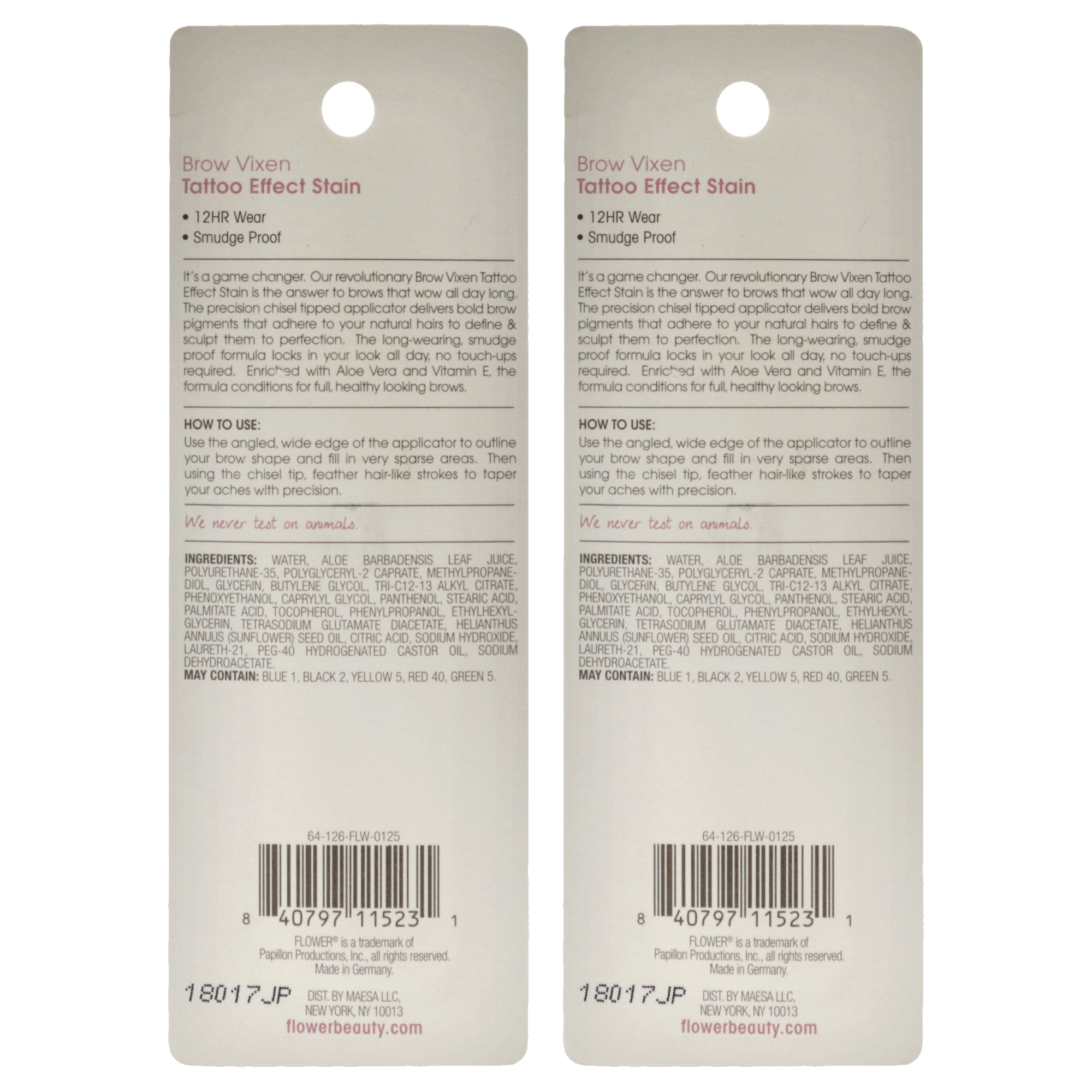 Foto 3 pulgar | Brow Stain Flower Beauty Brow Vixen Bv1 Blonde  Paquete De 2 - Venta Internacional.