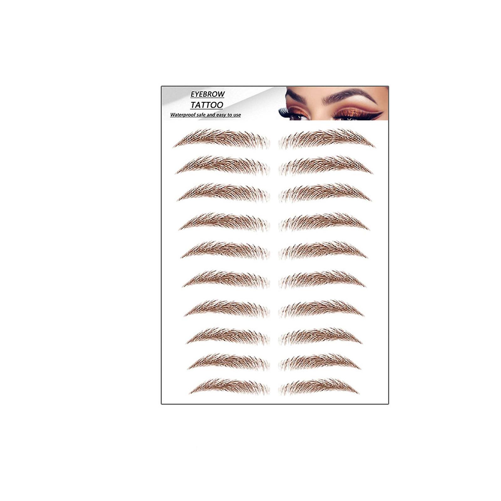 Adhesivo De Tatuaje De Cejas Huoguo 6d De Imitación Desechable Marrón - Venta Internacional.