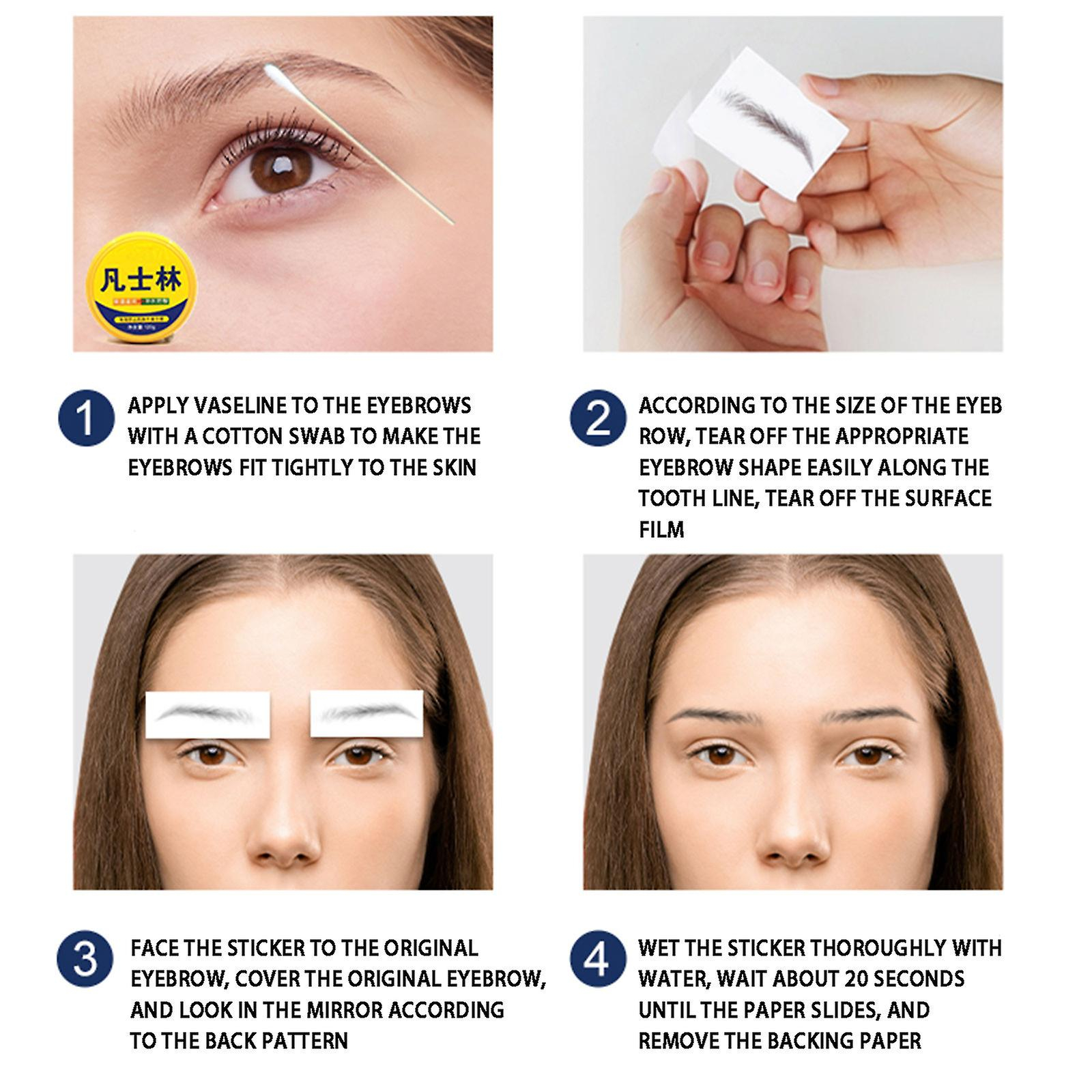 Foto 3 | Adhesivo Para Cejas Huoguo Simulation Semi-water Transfer - Venta Internacional.