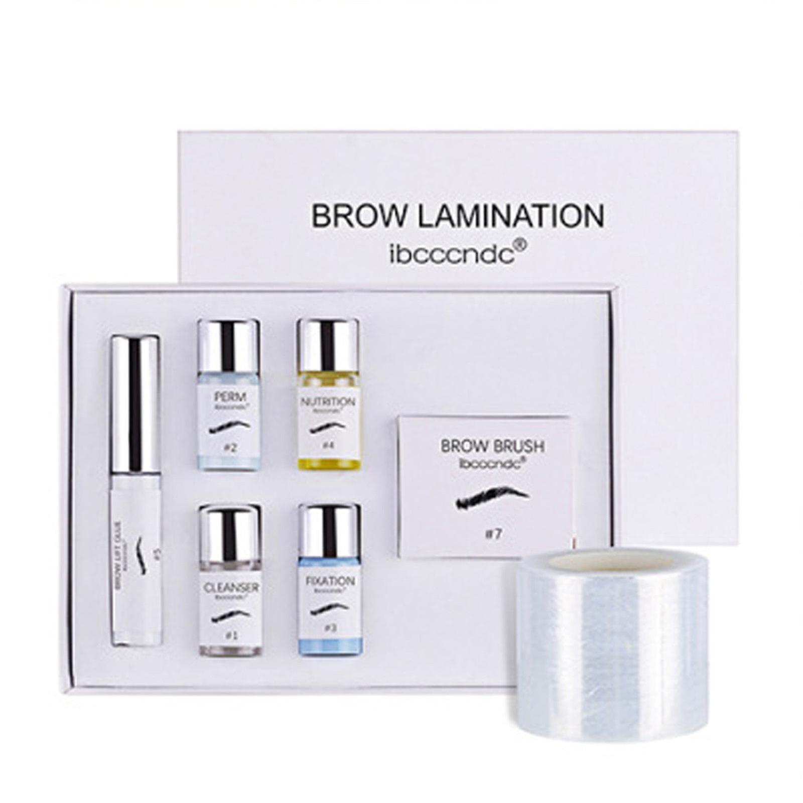 Set De Estiramiento De Cejas Huoguo Semipermanente De 46 Ml Con Film Transparente - Venta Internacional.