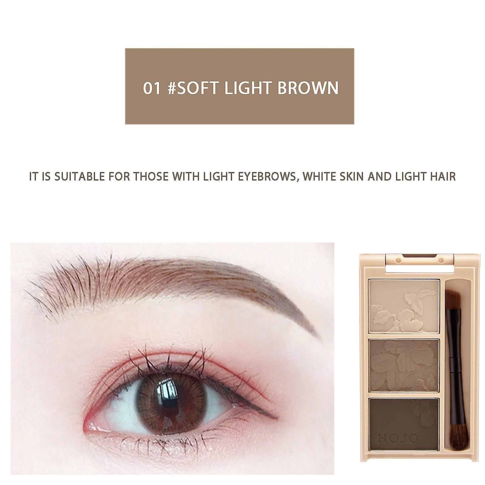 Foto 2 | Makeup Box Velvet Mist En Polvo Tricolor Para Cejas - Venta Internacional.