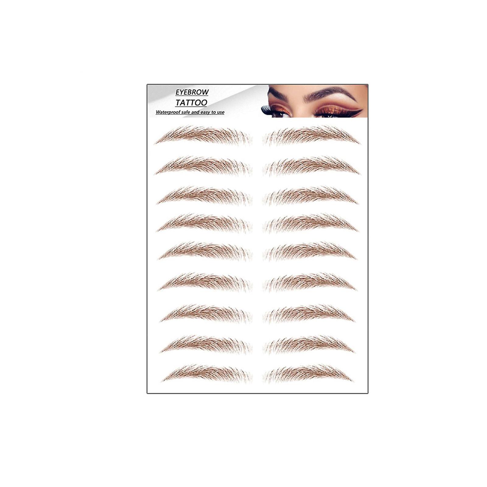 Adhesivo De Tatuaje De Cejas Huoguo 6d De Imitación Desechable Marrón - Venta Internacional.
