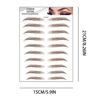 Foto 2 | Adhesivo De Tatuaje De Cejas Huoguo 6d De Imitación Desechable Marrón - Venta Internacional.