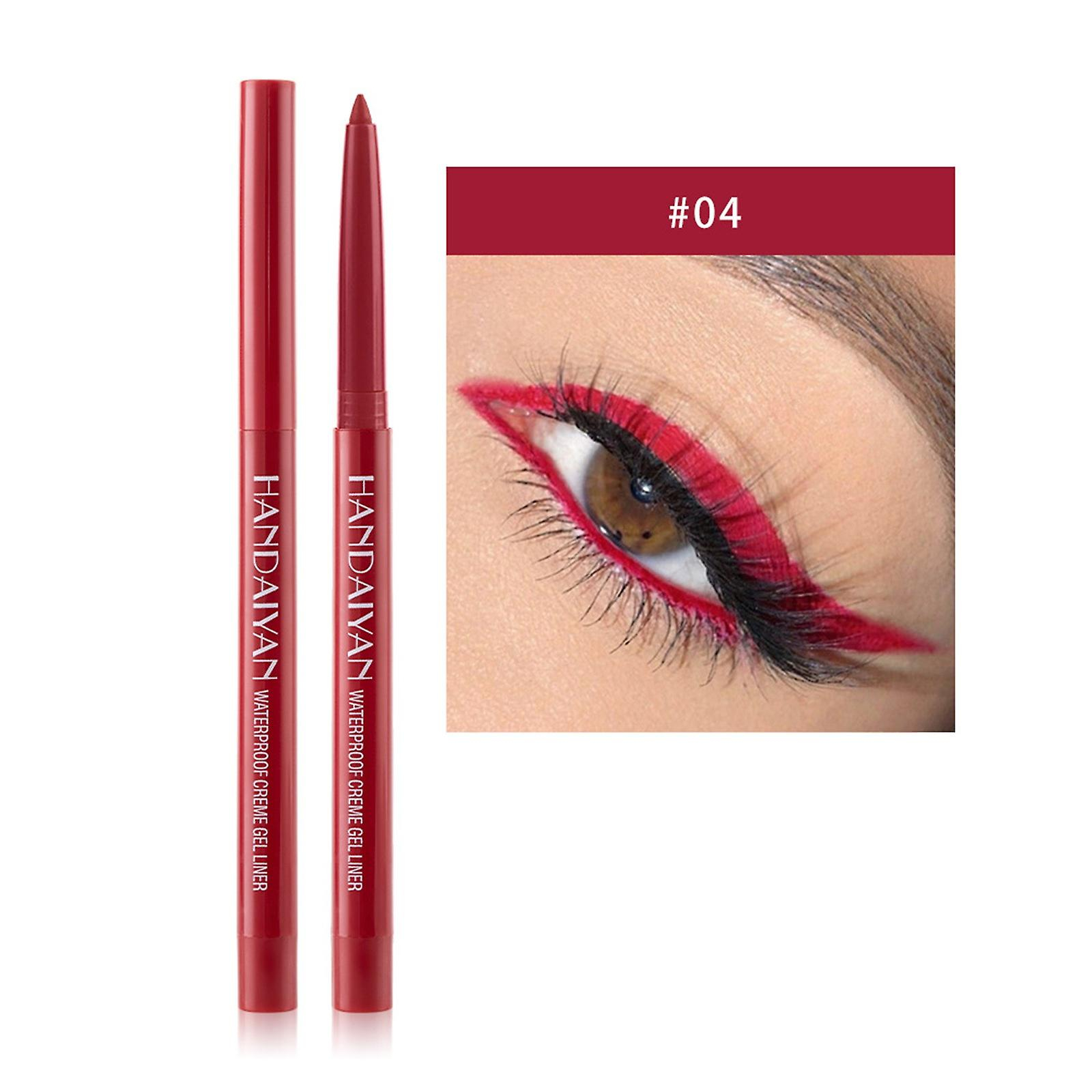 Lápiz Delineador De Ojos Huoguo  20 Colores  Nacarado Mate  Impermeable - Venta Internacional.