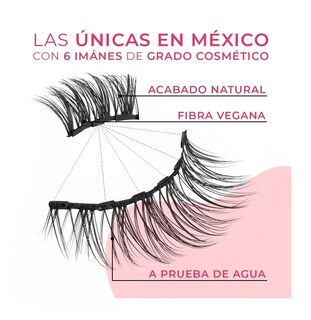 Foto 4 | Kit de Pestañas Postizas 3d Magnéticas y Delineador de Ojos Everbelle