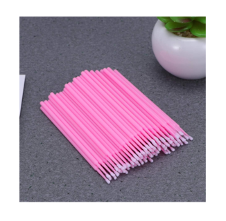 Foto 5 | Kit 100 Microbrush + 50 Parches Hidrogel + 50 Cepillos 1 Cinta 50 Parches Curvos Rosa