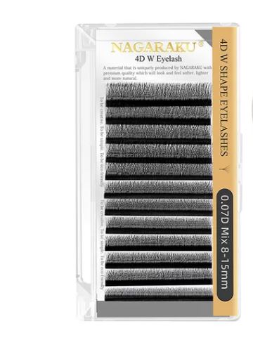 Extensión De Pestañas W Shape 4d $593