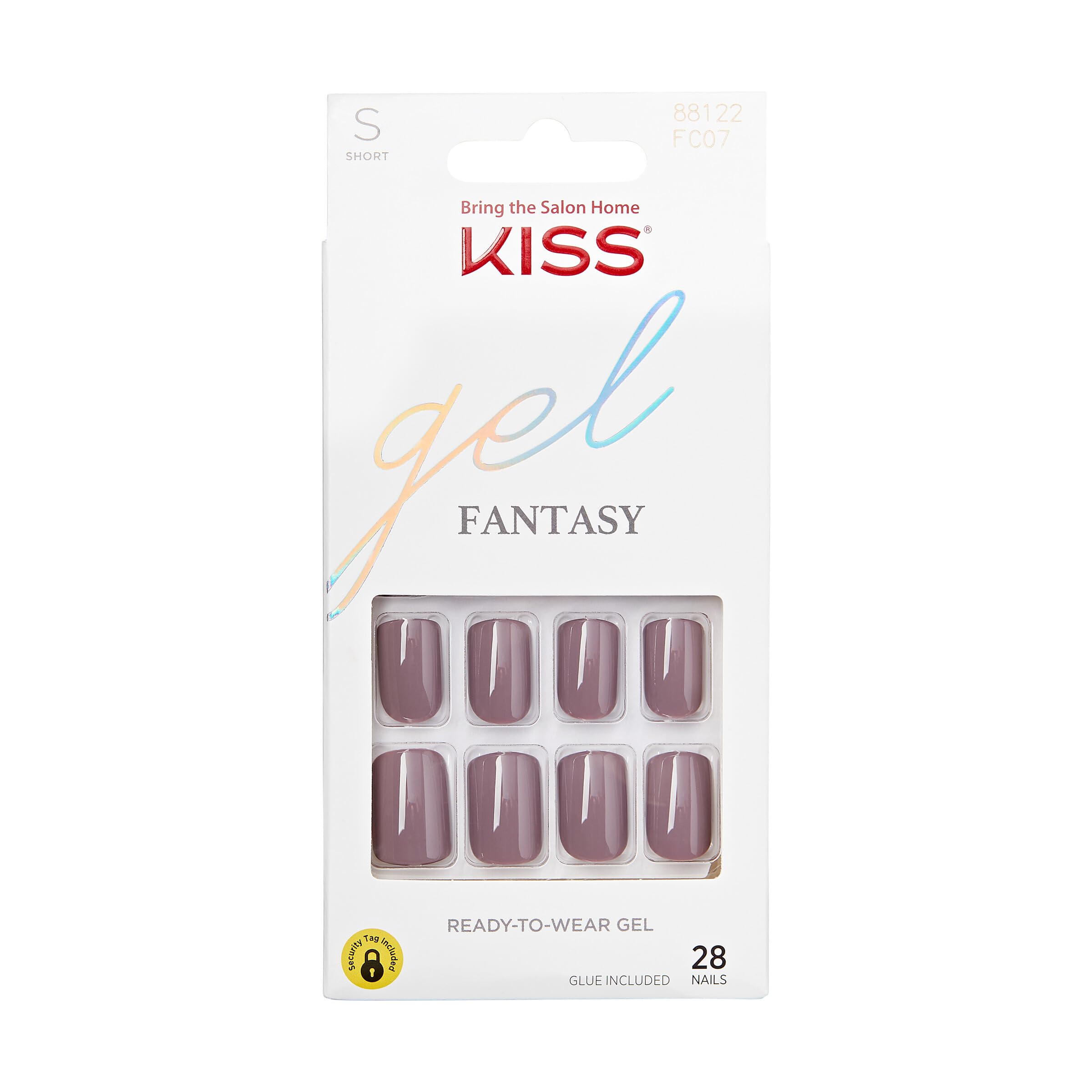 Foto 2 pulgar | Gel Kiss Fantasy «temporary Feels» De Press On Nails, Color Gris - Venta Internacional.