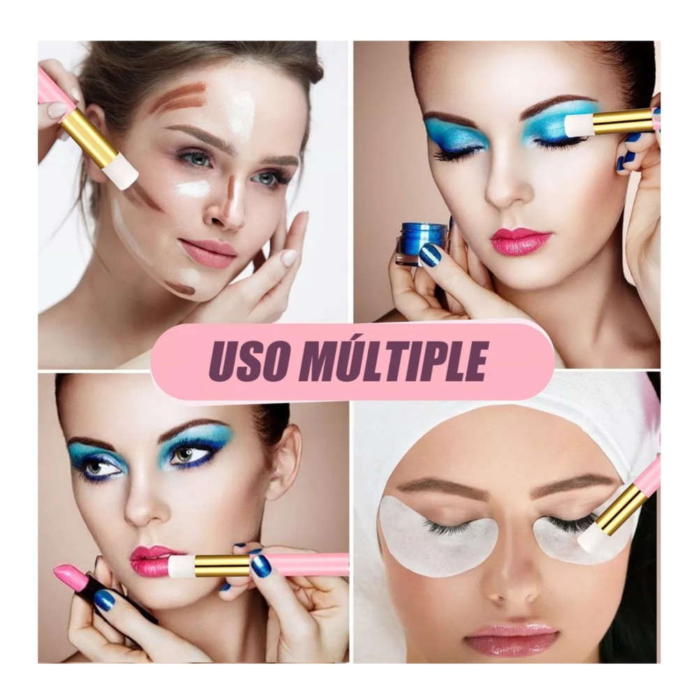 Foto 4 pulgar | Brochas Para Limpiar Pestañas De Mink, 40 Unidades  Belug Rosa