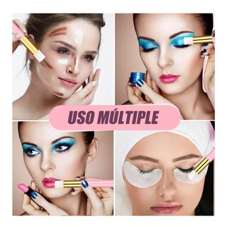 Foto 3 | Brochas Para Limpiar Pestañas De Mink, 40 Unidades Belug Rosa