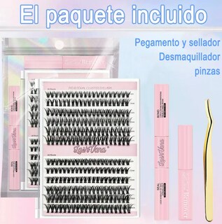 Foto 2 | Extensiones Xtellar Pestañas Diy, Kit De Racimos De Pestañas