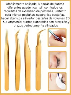 Foto 2 | Kit Xtellar 4 Pinzas Con Estuche, Acero Inoxidable