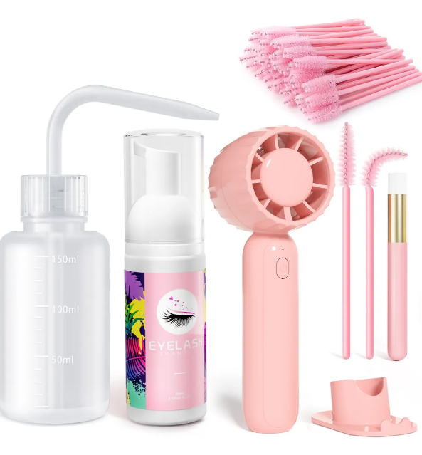 Foto 2 pulgar | Kit Xtellar  Espuma Para Pestañas Y Brocha Para Extensiones