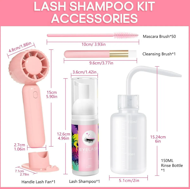 Foto 5 pulgar | Kit Xtellar  Espuma Para Pestañas Y Brocha Para Extensiones