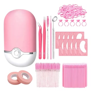 Foto 1 | Kit Xtellar De Pestañas Maquillaje Aplicación De Extensión Air Conditioning Rosa