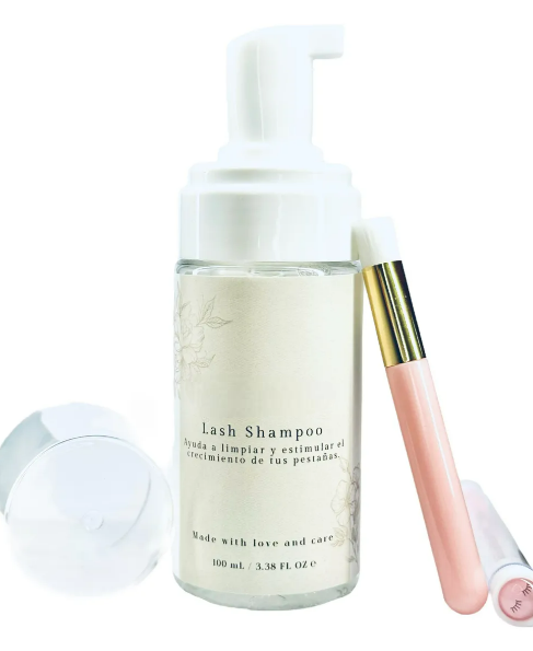 Foto 2 pulgar | Lash Xtellar Shampoo 100ml Con Brocha Y Cepillo Limpieza Pestañas