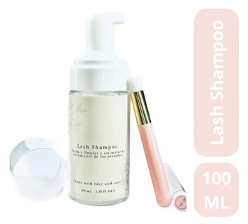 Foto 4 | Lash Xtellar Shampoo 100ml Con Brocha Y Cepillo Limpieza Pestañas
