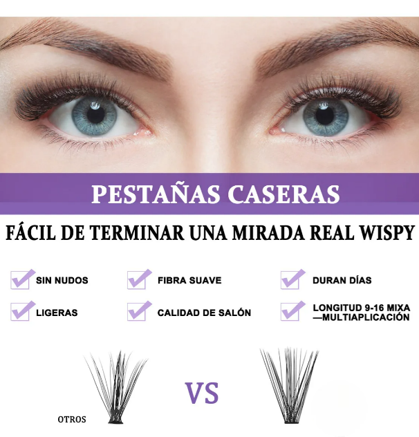 Foto 3 pulgar | Kit Xtellar De Extensiones De Pestañas  30d+40d  Mixtas Con Pegamento Y Removedor Pestañas Individuales Kit Completo D