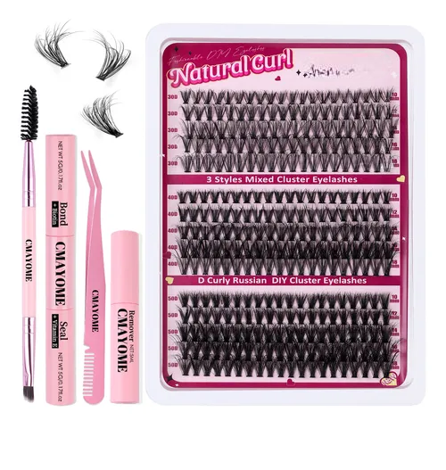Foto 2 pulgar | Xtellar Kit Premium De Extensiones De Pestañas 3d 30d-100d 10-18mm – 300 Piezas Para Un Look Natural Y Voluminoso