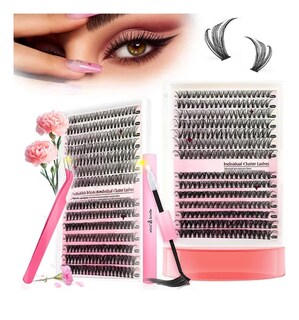 Foto 1 | Xtellar Set De Extensión De Pestañas Volumen Glamuroso Y Natural, Innovador Kit De Maquillaje