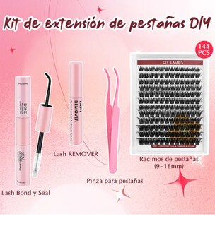 Foto 2 | Xtellar Kit Premium De Extensiones De Pestañas 3d 30d-100d 10-18mm – 300 Piezas Para Un Look Natural Y Voluminoso