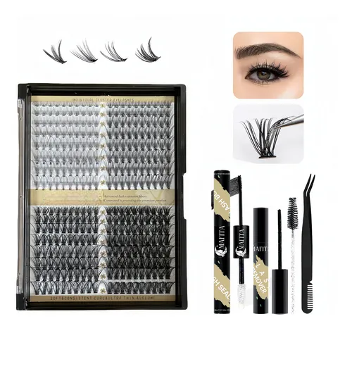 Foto 1 | Xtellar Set De Extensión De Pestañas Volumen Glamuroso Y Natural, Innovador Kit De Maquillaje