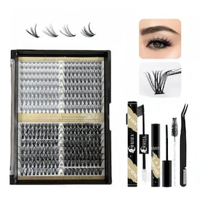 Foto 1 | Xtellar Set De Extensión De Pestañas Volumen Glamuroso Y Natural, Innovador Kit De Maquillaje