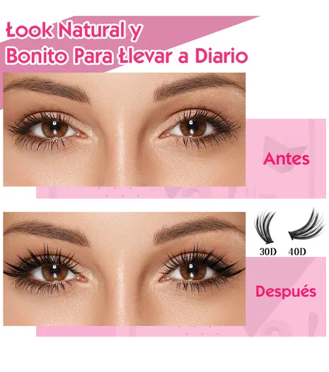 Foto 3 pulgar | Xtellar Kit De Extensiones De Pestañas Con Herramientas Profesionales Premium