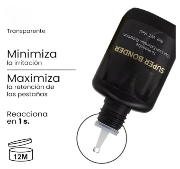 Foto 4 pulgar | Sellador Xtellar Super Bonder para Extensiones de Pestañas 15 ml