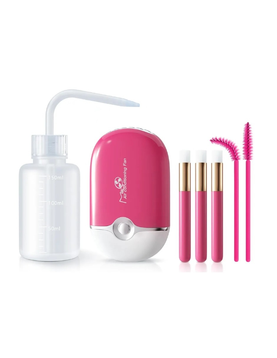 Foto 1 | 50 Cepillos Para Champú De Pestañas+abanico Para Pestañas Chicle