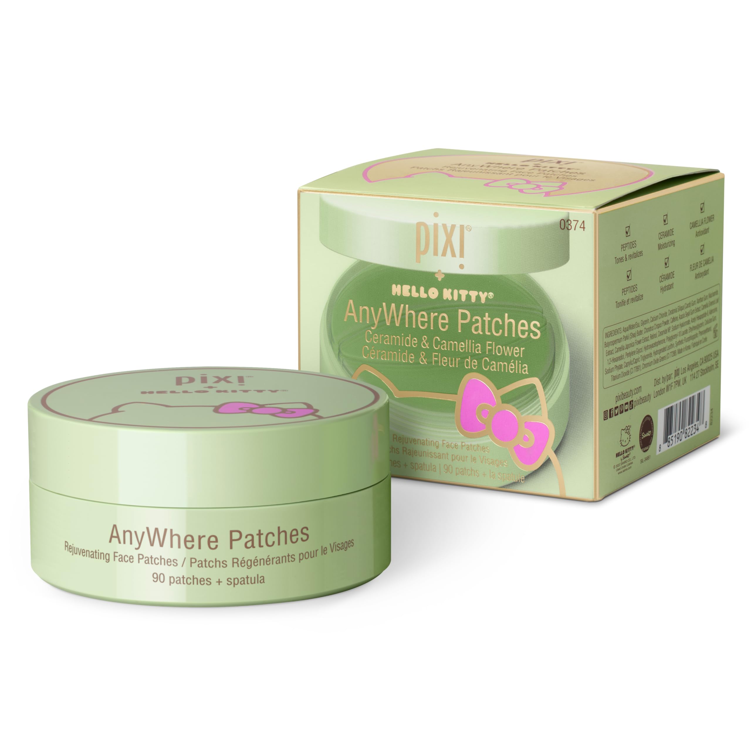 Foto 1 | Parches Para Ojos Pixi + Hello Kitty Anywhere Hydrogel 90 Parches - Venta Internacional.