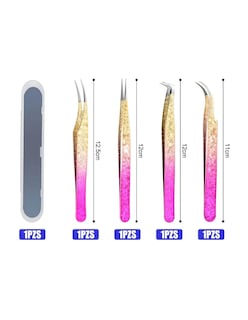 Foto 3 | Kit 4pzs Pinzas Para Pestañas Version Oro Rosa Mink Volumen