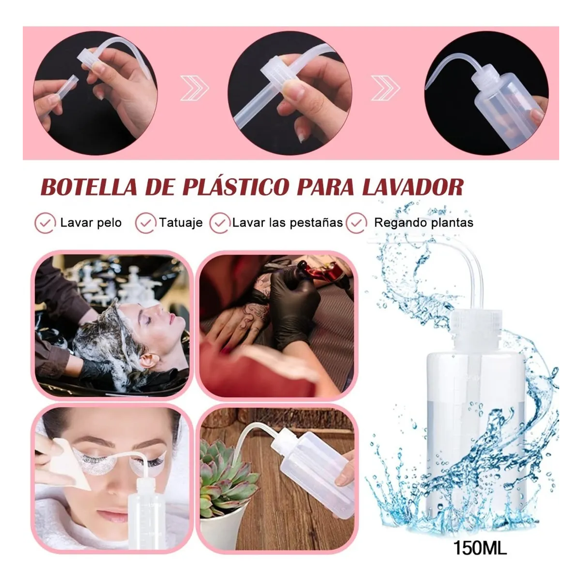 Foto 4 pulgar | Kit de Pestañas 1x1 con Ventilador USB Recargable con Accesorios