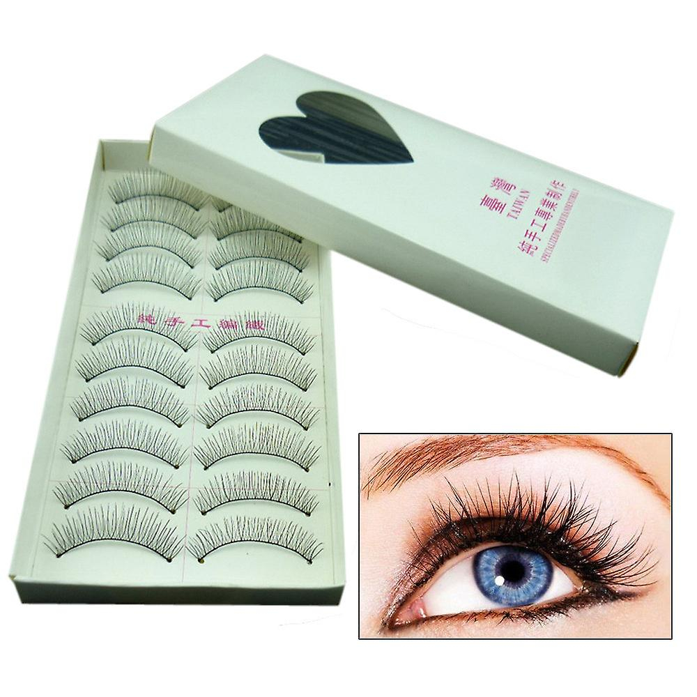 Foto 5 pulgar | Pestañas Postizas Largas Naturales De Fashion Eyelashes Huoguo (10 Pares) - Venta Internacional.