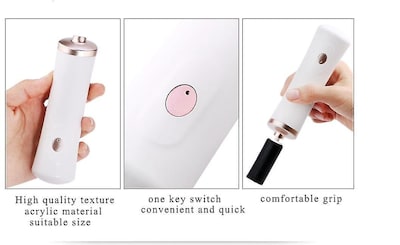 Foto 3 | Limpiador Eléctrico De Pestañas Postizas Con Pegamento Y Brochas De Maquillaje - Venta Internacional.