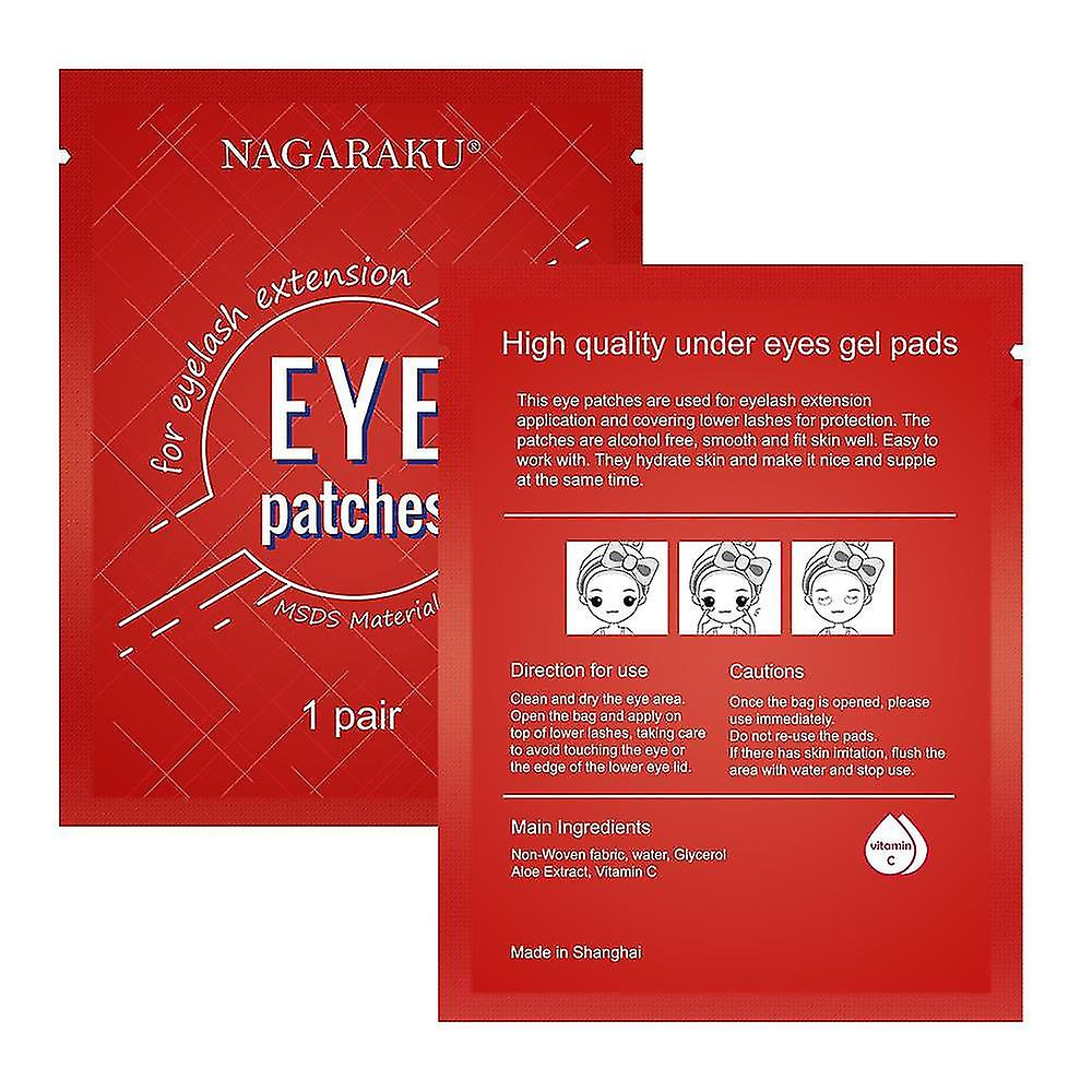 Foto 2 | Eye Primer Huoguo  60 Pares De Almohadillas Para Extensión De Pestañas  Color Rojo - Venta Internacional.