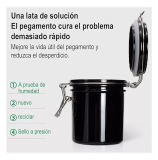 Foto 4 | Contenedor de Pegamento para Pestañas Mink Belug 250 ml color Negro