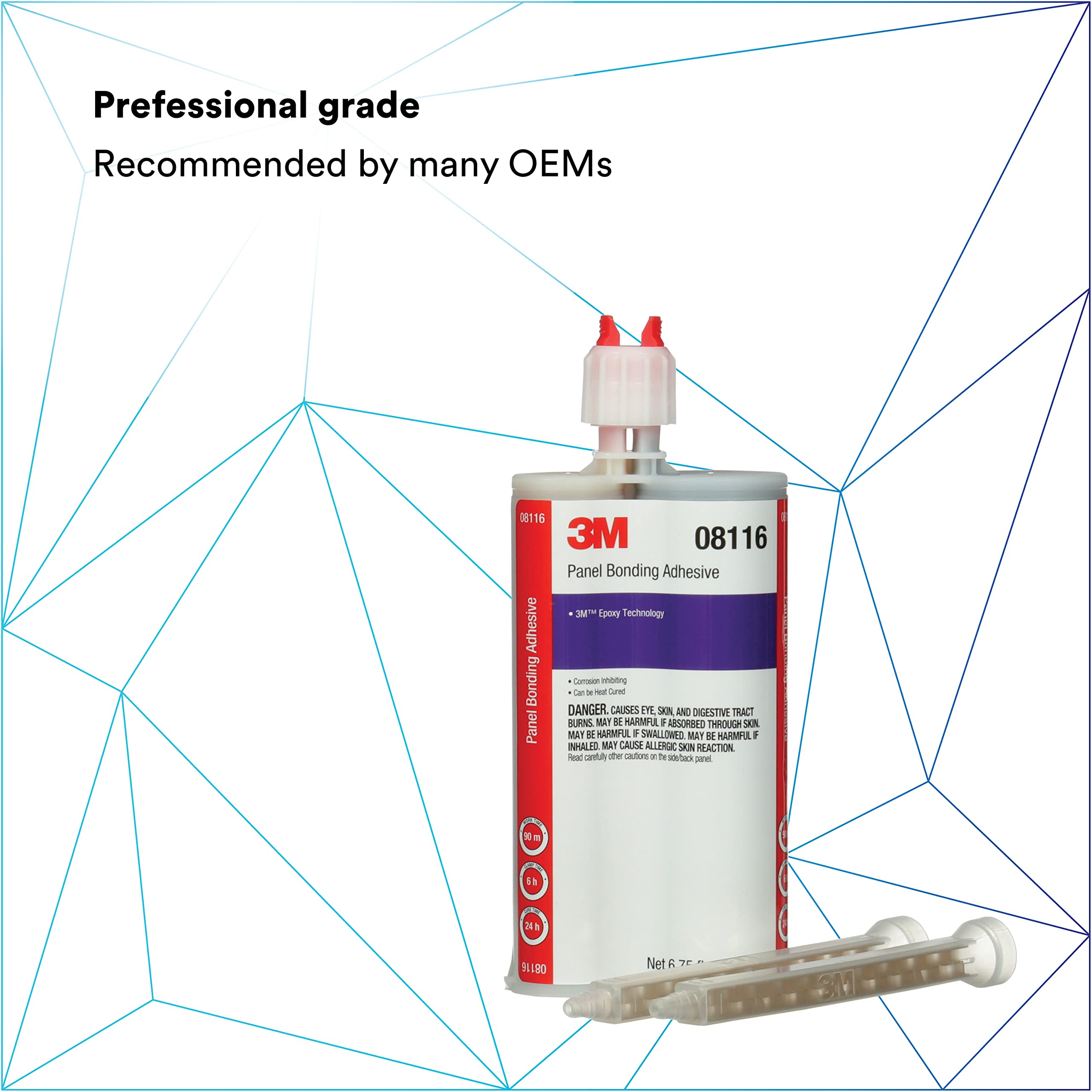 Foto 2 | Cartucho Adhesivo 3m Panel Bonding 08116 De Dos Partes De 200 Ml - Venta Internacional.