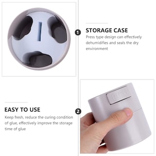 Foto 4 | Estuche De Almacenamiento De Pegamento Para Pestañas Beaupretty De Cosmetic Containers - Venta Internacional.