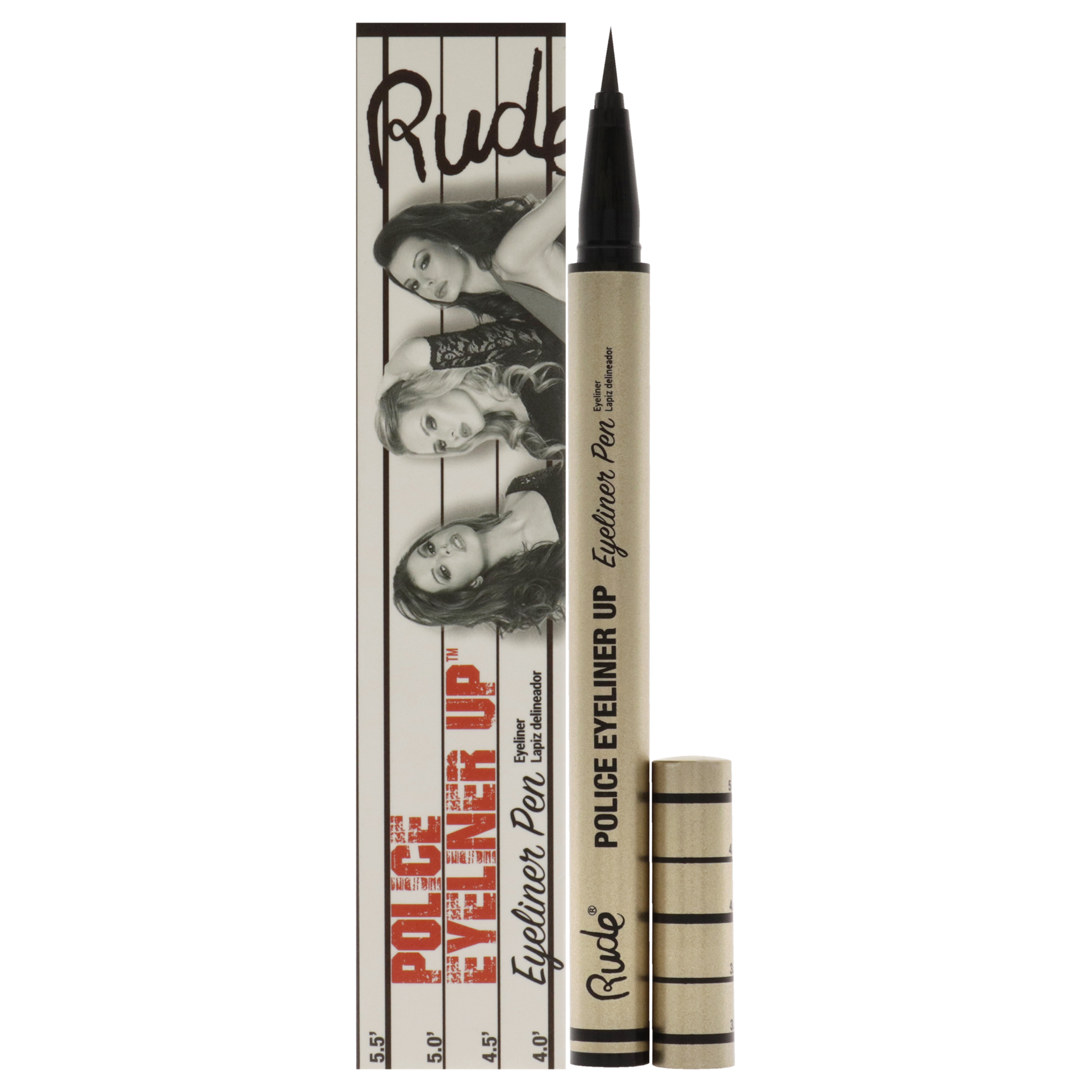 Police Eyeliner Up Eyeliner Pen - Big House Rude Cosmetics Black Colour