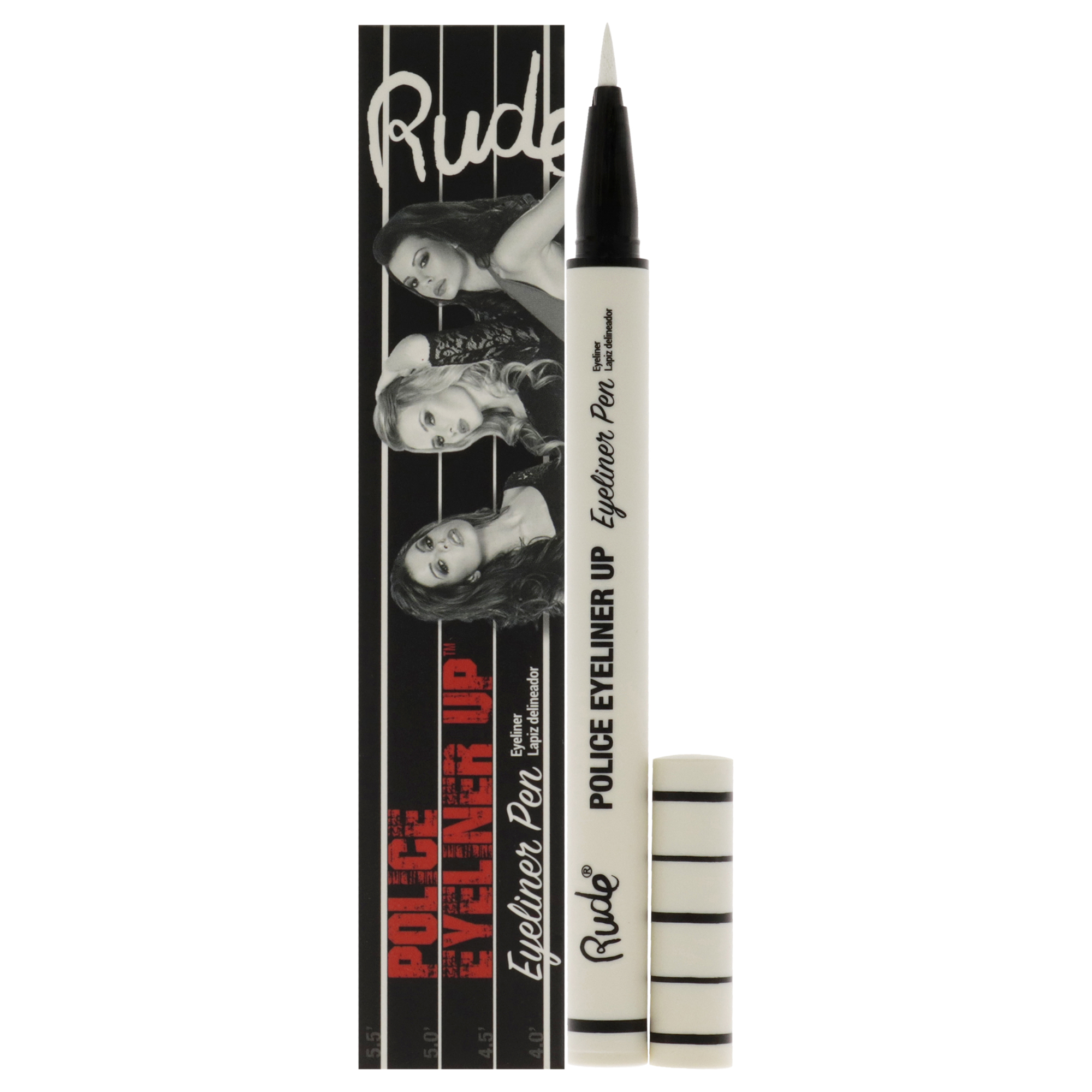 Police Eyeliner Up Eyeliner Pen - Top Dog Rude Cosmetics White Colour