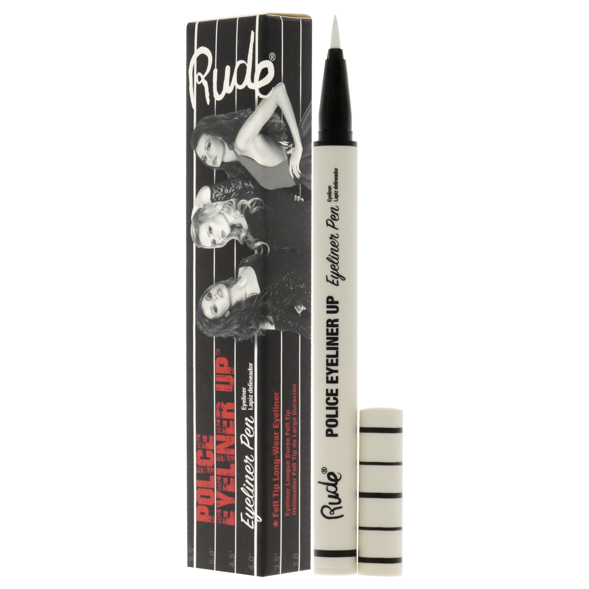 Foto 5 pulgar | Police Eyeliner Up Eyeliner Pen - Top Dog Rude Cosmetics White Colour