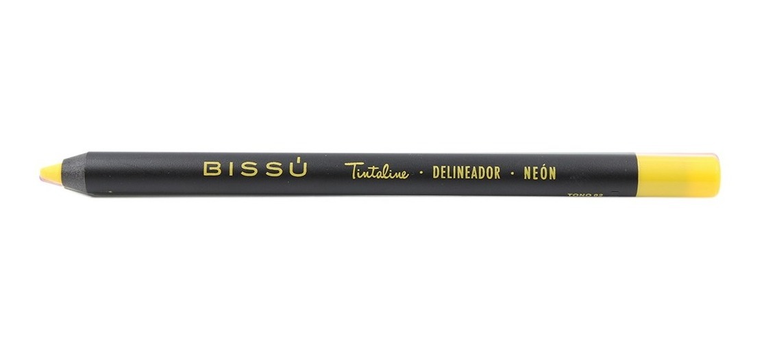 Delineador Tintaline Neón Bissu Para Ojos, Neón Amarillo