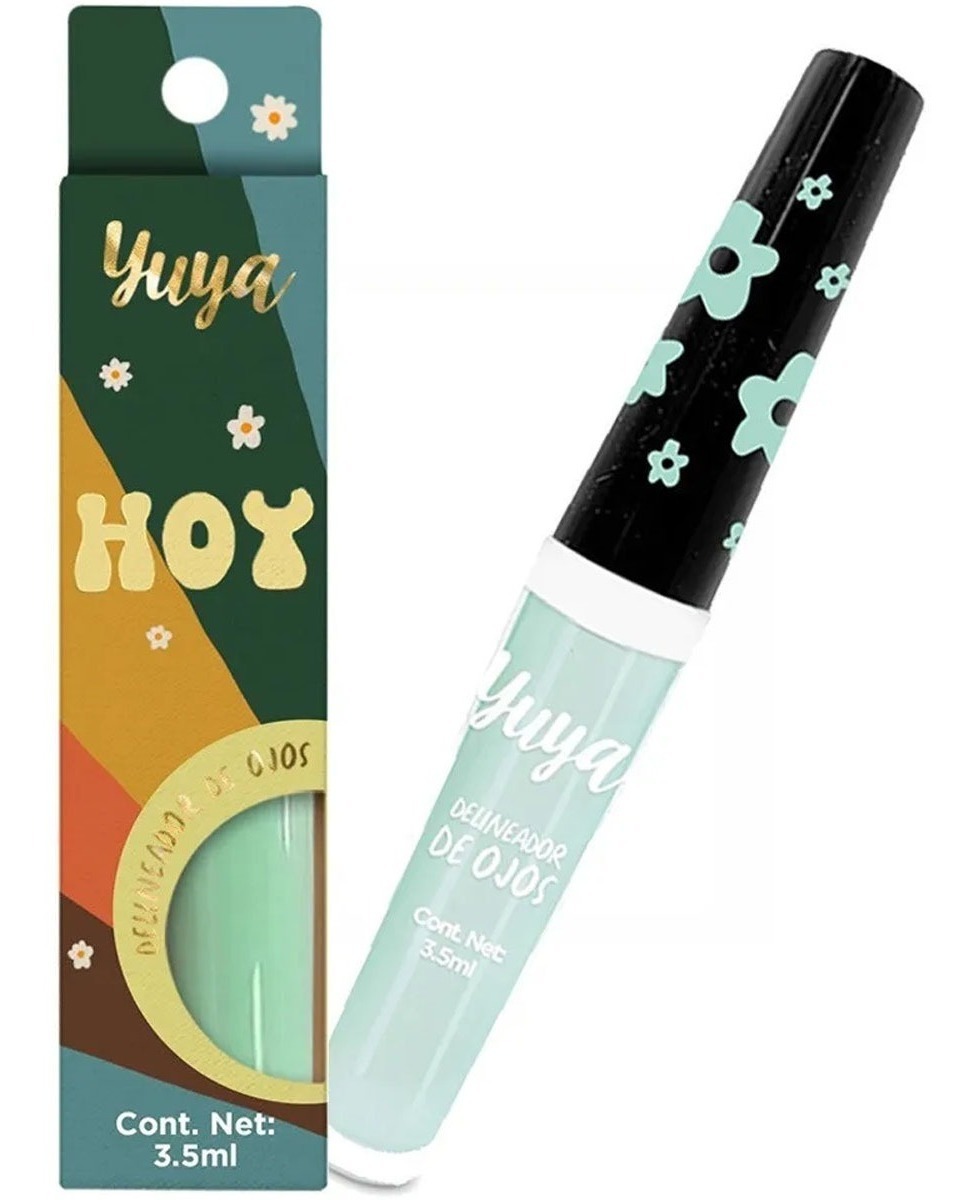 Delineador de Ojos Yuya 3.5 ml Prueba de Agua Verde